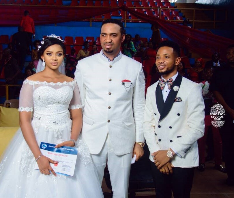 Beautiful photos from Wedding event of former Beauty Queen Ijeoma Okafor and her husband