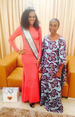 MISS TEEN Nigeria Pays The wife of the vice President a visit