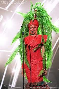 Mehn See Miss Nigeria's outfits at the Miss Universe competition that got Nigerians talking lols