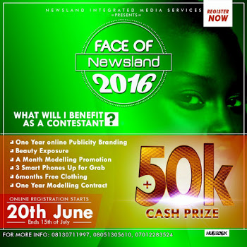 (Dont Miss this opportunity)Register Now For Face of Newsland 2016.Click to Read more.