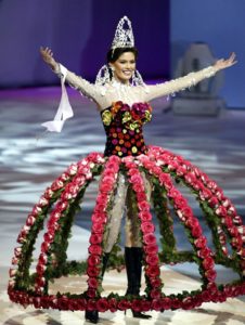 Beautiful beauty pageant costume