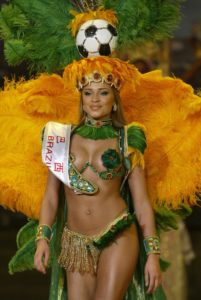 Brazil pageant costume sample