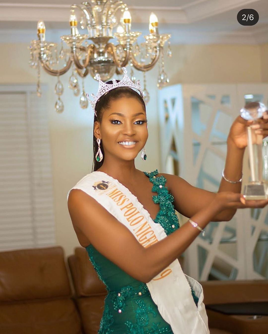 Breathtaking photos Precious Okoye, newly crowned Miss Polo Nigeria 2019.