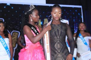 Queen Miss Joy Joseph  Ayadu, Elegant face Africa 2019 winner. 