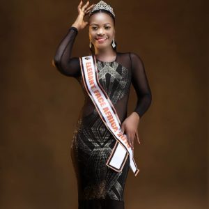 Queen Miss Joy Joseph  Ayadu, Elegant face Africa 2019 winner. 