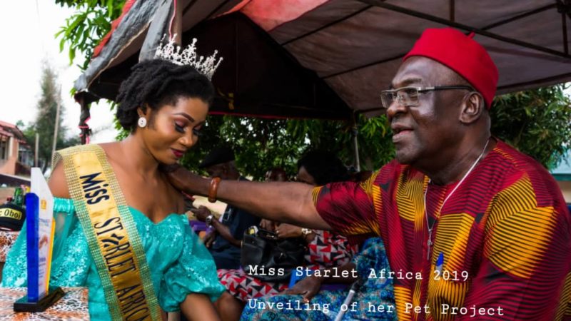 Miss Starlet Africa 2019 Donates Materials, Renovates Enugwu-Ukwu General Hospital