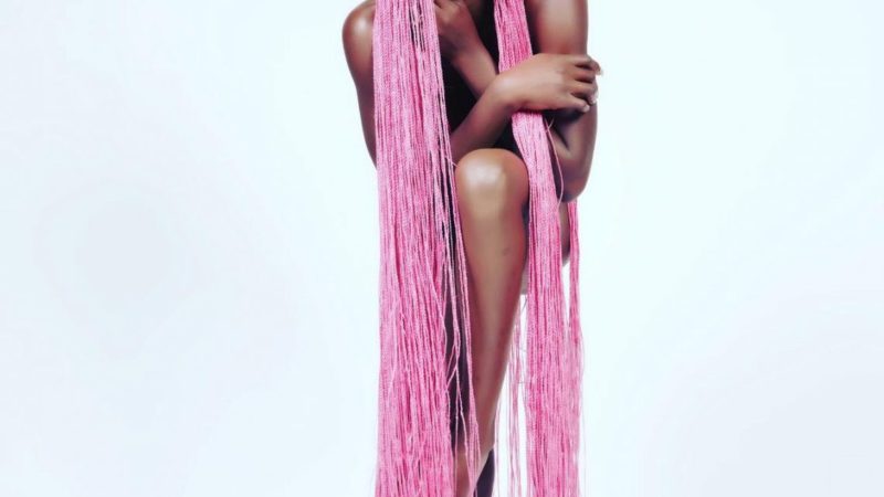 US-based Nigeria Model, Mary Timms Flaunts World’s Longest Wig