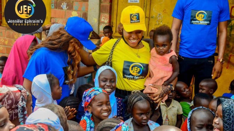 Jennifer Ephraim: Beauty queen Flags-Off 500 Widows Feeding Project to Mark Birthday