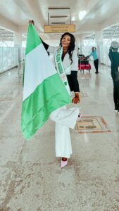 Nigeria's Rep, Esther Gabriel shares stunning photos enroute to Miss Globe world finale