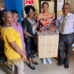 Nigerian beauty Queen, Isabella Okafor  donates equipments to Federal medical Centre Owerri.