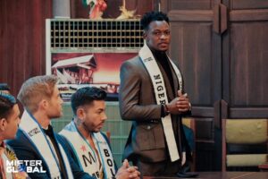 Emmanuel Somto, Nigeria's Rep at Mister Global Pageant arrives camp in style (Photos)